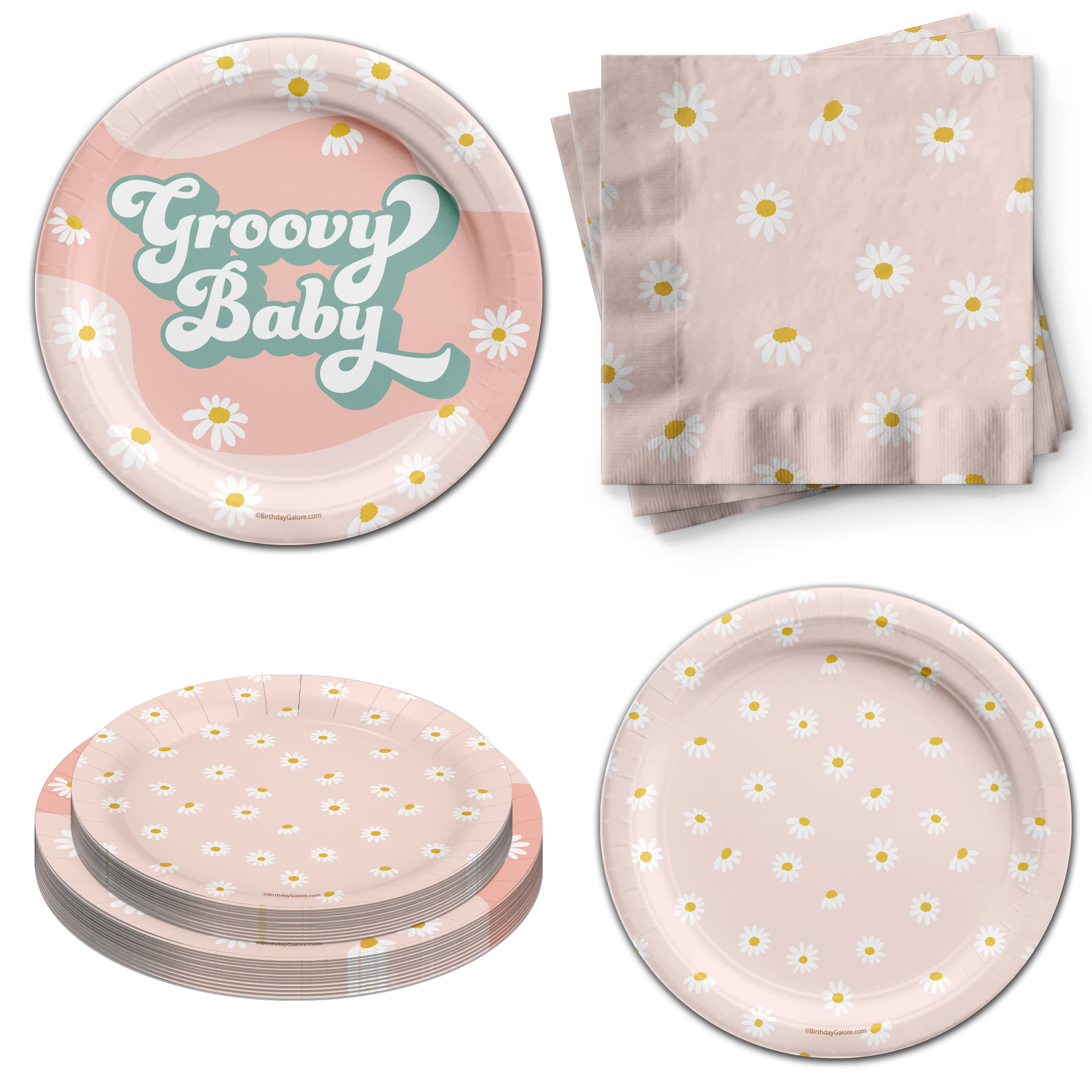 Baby party hot sale tableware