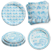 Our Little Peanut Boy Baby Shower Tableware Kit For 24 Guests