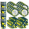 Our Main Squeeze is Turning One Lemon 1st Birthday Party Tableware Kit For 16 Guests