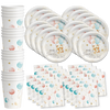 Teddy Bear Birthday Party Tableware Kit For 16 Guests