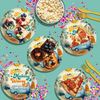 Little Dude Making Waves Baby Shower Party Supplies Large 9" Paper Plates in Bulk 32 Piece