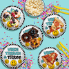 Vibin Thrivin' and Three Smiley Face 3rd Birthday Party Supplies Large 9" Paper Plates in Bulk 32 Piece