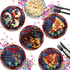 Our Little Buckaroo is Turning Two Cowboy 2nd Birthday Party Supplies Large 9" Paper Plates in Bulk 32 Piece