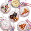 Snow in Love Bridal Shower Party 9" Dinner Plates 32 Count