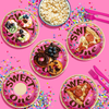 Girls 1st Birthday Party Supplies - Sweet One Donut Birthday Paper Plates - Large 9" Paper Plates in Bulk 32 Piece