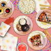 Hello Sunshine Pink Birthday Party Tableware Kit For 16 Guests