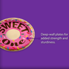 Girls 1st Birthday Party Supplies - Sweet One Donut Birthday Paper Plates - Large 9" Paper Plates in Bulk 32 Piece