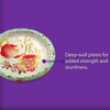 Tea For Three 3rd Birthday Party Supplies Large 9" Paper Plates in Bulk 32 Piece