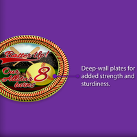 Softball 8th Birthday Party Supplies Large 9" Paper Plates in Bulk 32 Piece