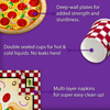 Pizza Birthday Party Tableware Kit For 16 Guests - BirthdayGalore.com