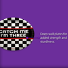 Catch Me I'm Three Racing 3rd Birthday Party Supplies Large 9" Paper Plates in Bulk 32 Piece