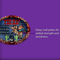 Our Little Buckaroo is Turning Two Cowboy 2nd Birthday Party Supplies Large 9" Paper Plates in Bulk 32 Piece