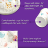 Teddy Bear Birthday Party Tableware Kit For 16 Guests