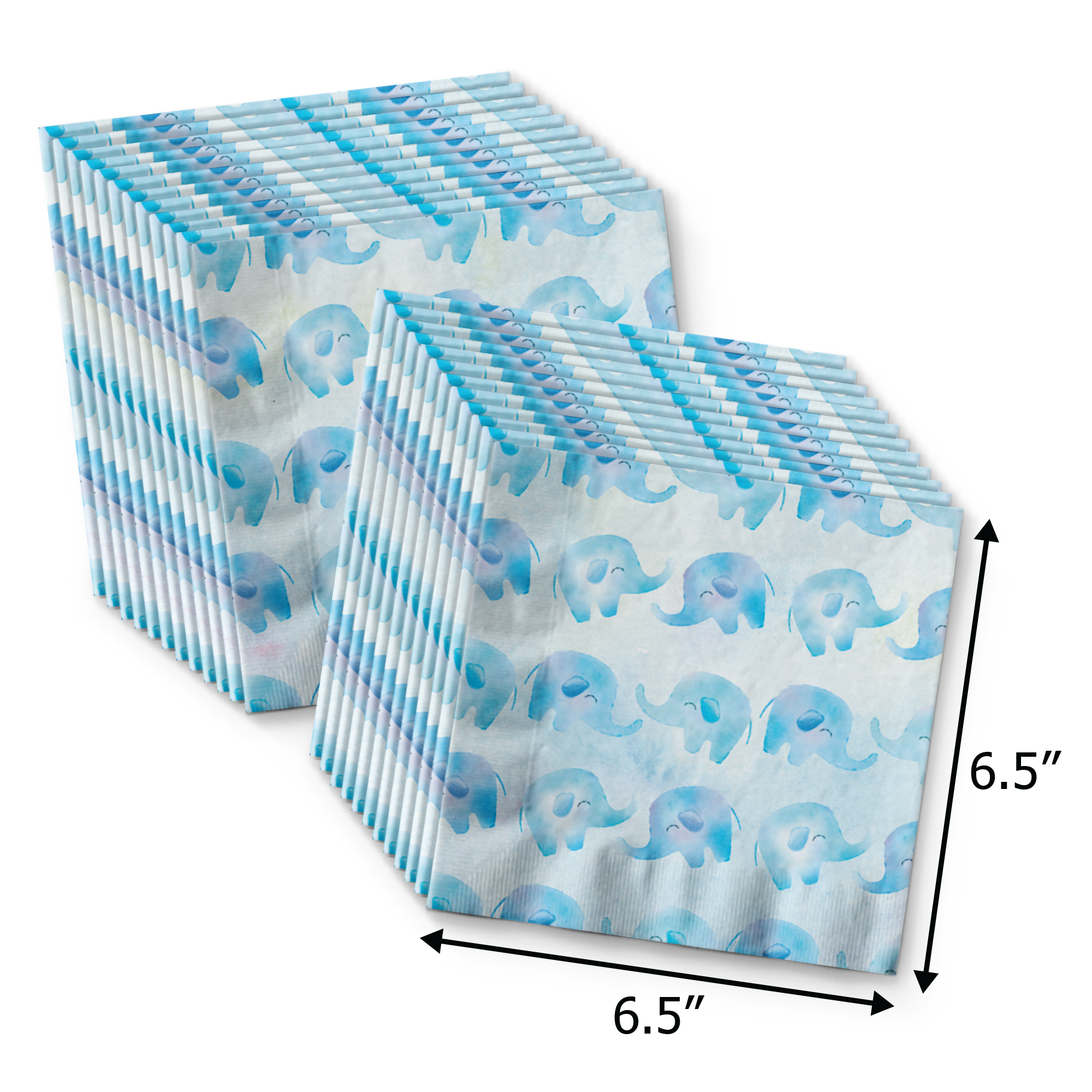 Our Little Peanut Boy Baby Shower Tableware Kit For 24 Guests
