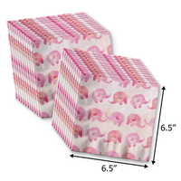 Our Little Peanut Girl Baby Shower Tableware Kit For 24 Guests