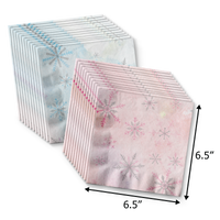 What Will the Little Snowflake Be? Gender Reveal Tableware Kit For 24 Guests