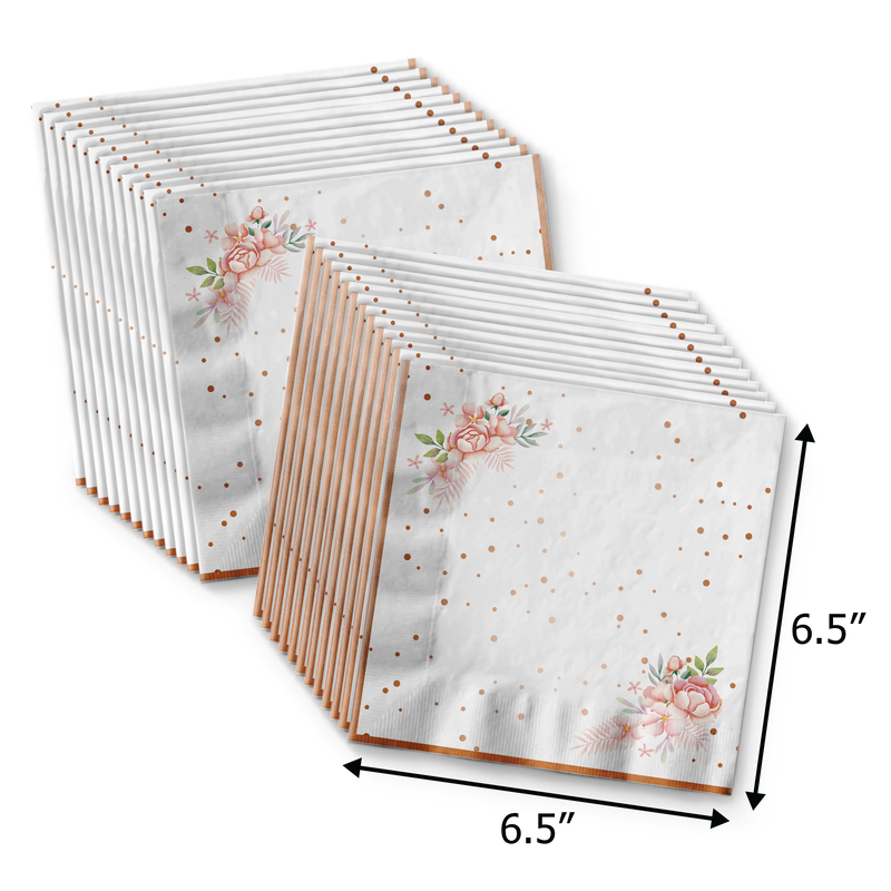 Baby in Bloom Baby Shower Tableware Kit For 24 Guests