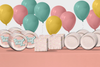 Groovy Baby Baby Shower Tableware Kit For 24 Guests