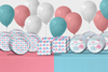 What Will the Little Peanut Be? Gender Reveal Tableware Kit For 24 Guests