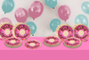 Baby Sprinkle Donut Baby Shower Party Supplies Large 9" Paper Plates in Bulk 32 Piece