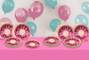 Girls 1st Birthday Party Supplies - Sweet One Donut Birthday Paper Plates - Large 9" Paper Plates in Bulk 32 Piece