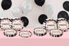 Little Cowgirl is on the Way Baby Shower Cow Print Rodeo Birthday Party Supplies 9" Large Dinner Plates 32 Piece