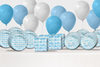 Our Little Peanut Boy Baby Shower Tableware Kit For 24 Guests