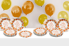 Sweet Peach on the Way Baby Shower Party Supplies Large 9" Paper Plates in Bulk 32 Piece