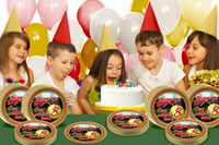 Softball 8th Birthday Party Supplies Large 9" Paper Plates in Bulk 32 Piece