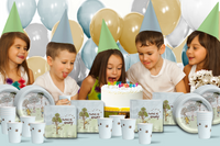 Pooh Birthday Party Tableware Kit For 16 Guests