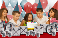 Lacrosse Birthday Party Tableware Kit For 16 Guests