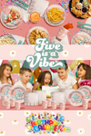 Let's Get Groovy Five is a Vibe Birthday Party Tableware Kit For 16 Guests 64 Piece