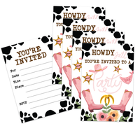 Howdy Y'all Birthday Party Invitations (20)