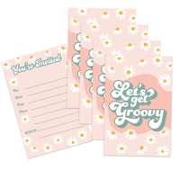 Groovy Birthday Party Invitations (20)