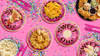 Girls 1st Birthday Party Supplies - Sweet One Donut Birthday Paper Plates - Large 9" Paper Plates in Bulk 32 Piece