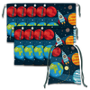 Space Solar System Drawstring Tote Bag (10 Pack) - BirthdayGalore.com