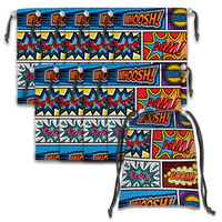 Superhero Drawstring Tote Bag (10 Pack) - BirthdayGalore.com