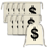 Money Drawstring Tote Bag (10 Pack) - BirthdayGalore.com