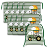 Tractor Time Drawstring Tote Bag (10 Pack) - BirthdayGalore.com