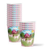 Lovely Pink Horse Birthday Party Tableware Kit For 16 Guests - BirthdayGalore.com
