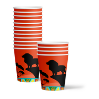 Sunset Safari Animals Birthday Party Tableware Kit For 16 Guests - BirthdayGalore.com