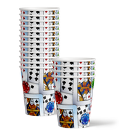 Birthday Galore Poker Party Tableware Kit For 16 Guests