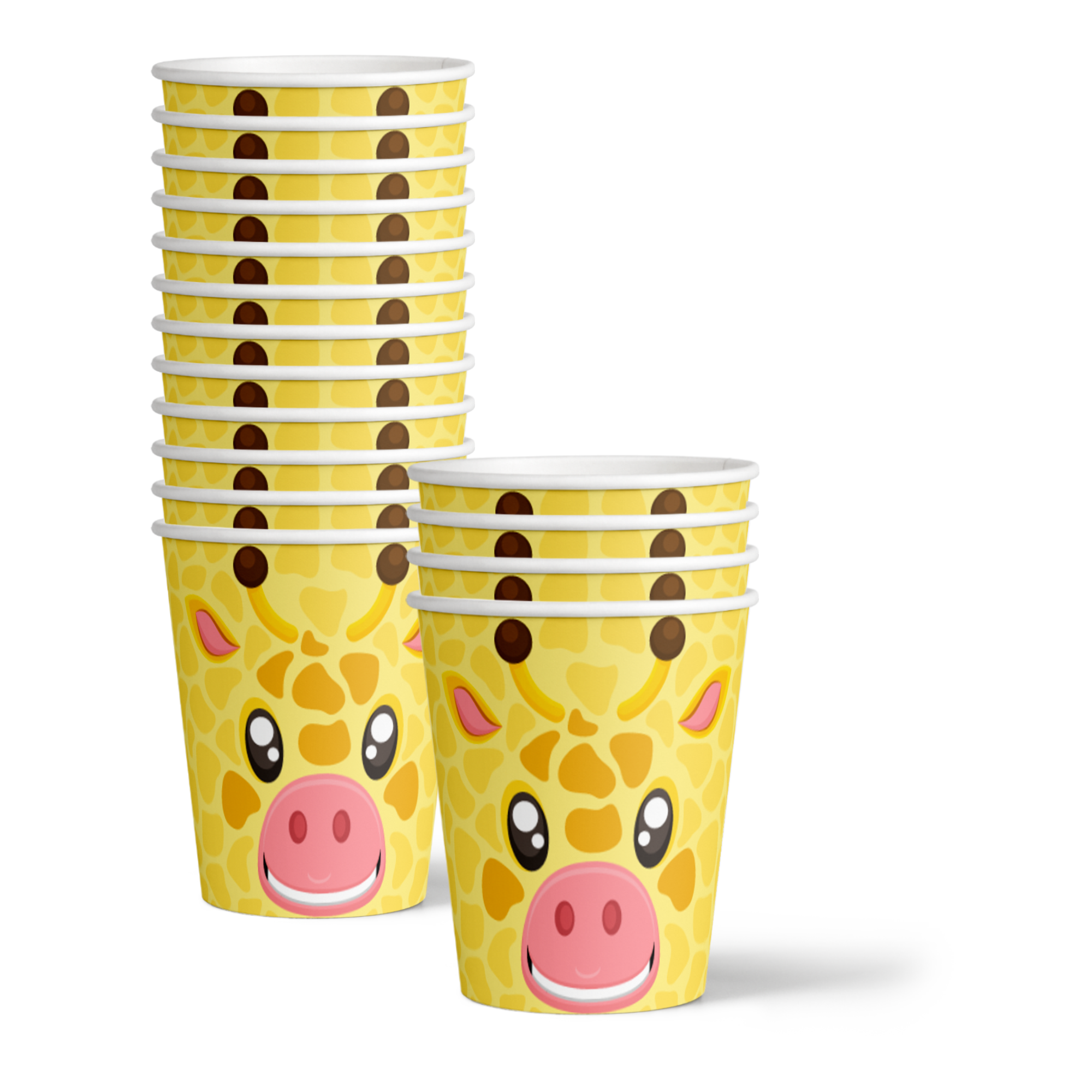 Giraffe Birthday Party Tableware Kit For 16 Guests