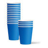 Solid Blue Birthday Party Tableware Kit For 16 Guests
