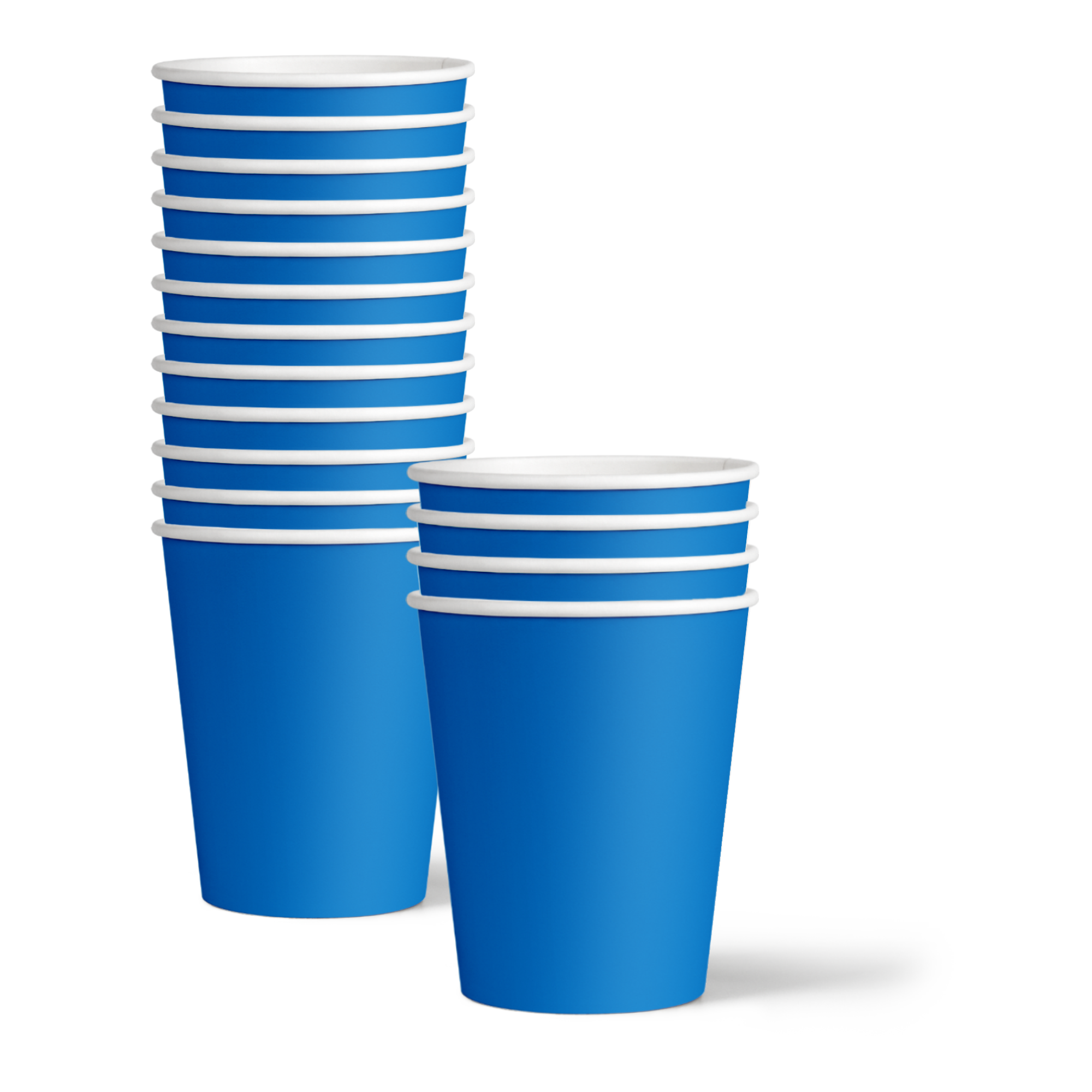 Solid Blue Birthday Party Tableware Kit For 16 Guests