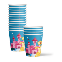Princess Fairytale Birthday Party Tableware Kit For 16 Guests - BirthdayGalore.com