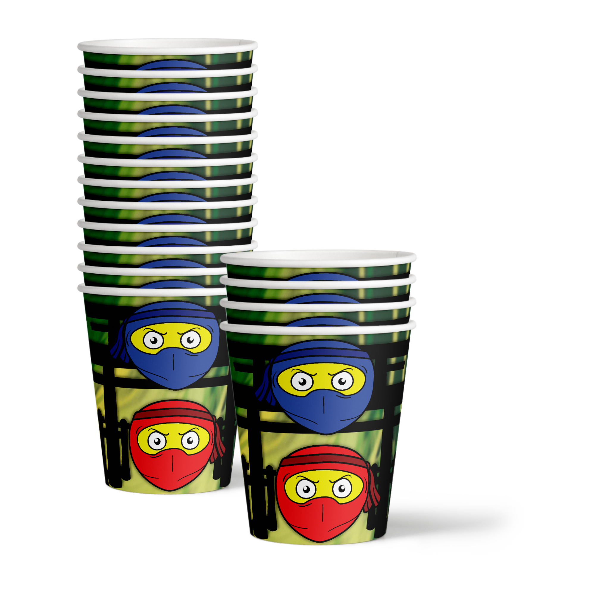 Ninja Master Birthday Party Tableware Kit For 16 Guests - BirthdayGalore.com