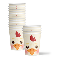 Chicken Birthday Party Tableware Kit For 16 Guests - BirthdayGalore.com