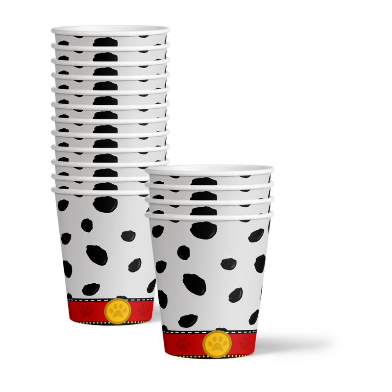 Dalmatians Birthday Party Tableware Kit For 16 Guests - BirthdayGalore.com