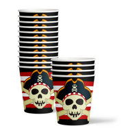 Pirate Ship Birthday Party Tableware Kit For 16 Guests - BirthdayGalore.com